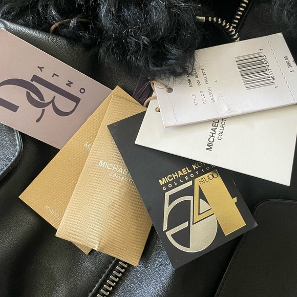 🚨 Limited Edition 🚨Michael Kors Collection Studio 54 Leather Jacket - Picture 13 of 17